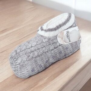 Ruggine Socks Sherpa Lined Slipper Womens L/XL